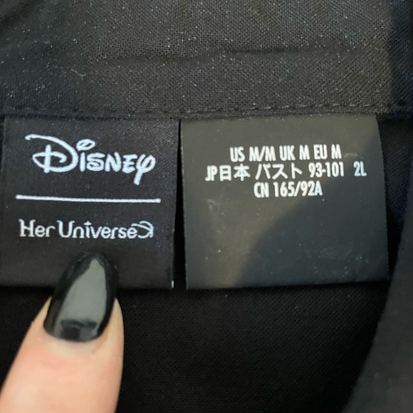 12$ ADD ON! Cropped Hocus Pocus Blouse from Hot Topic - Picture 4 of 7